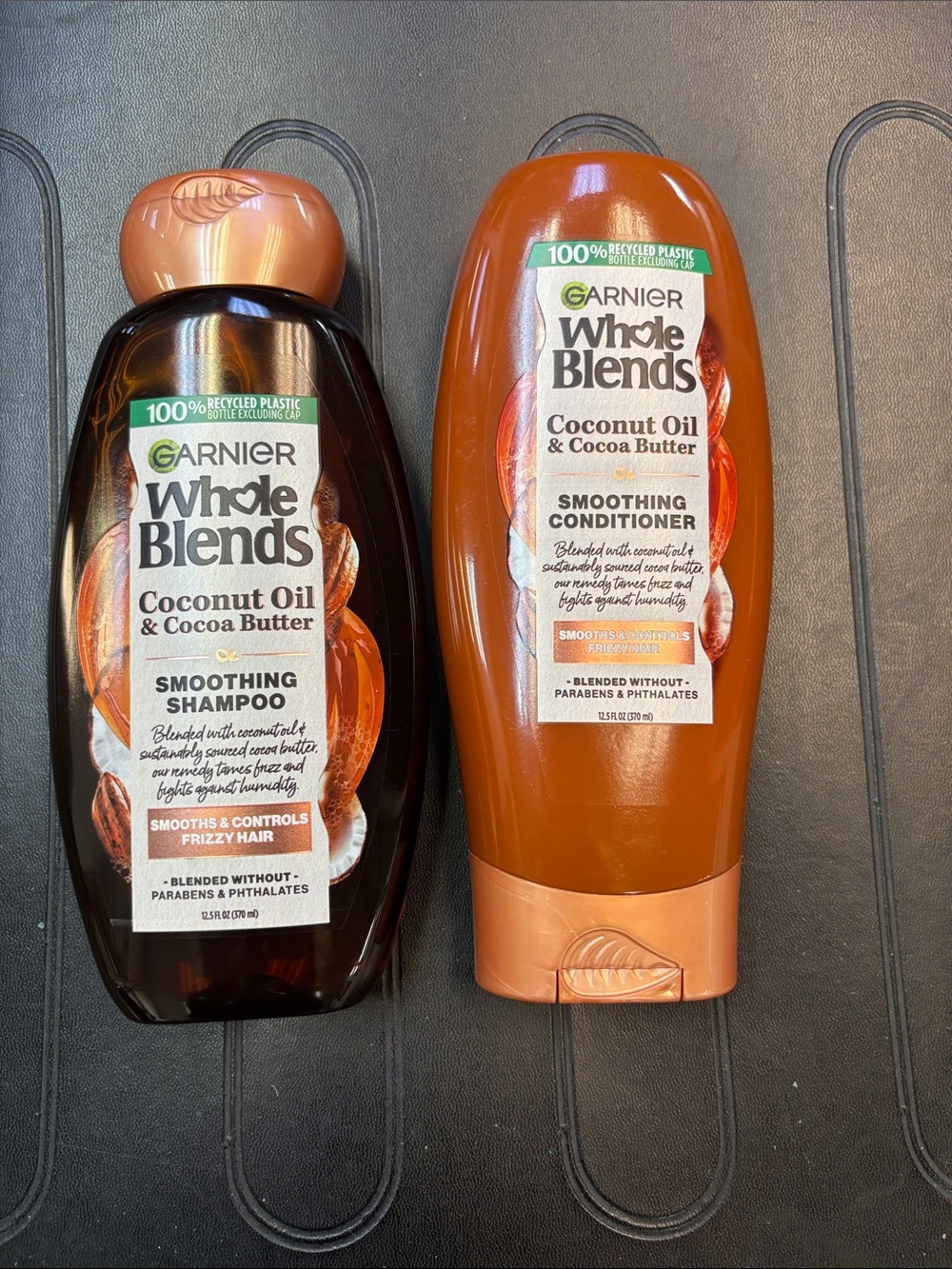 Garnier Whole Blends Coconut Oil & Cocoa Butter Smoothing Shampoo - Brown